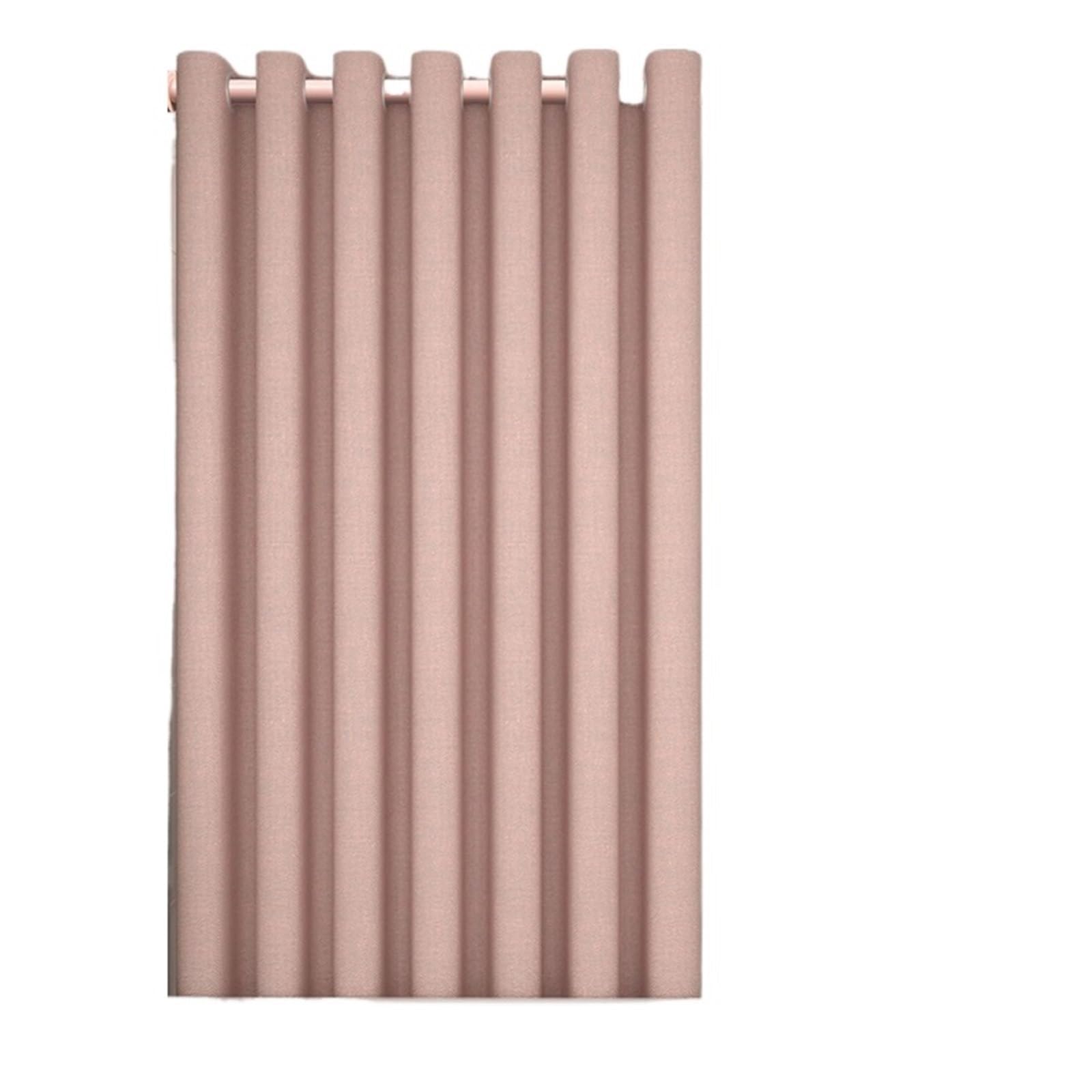 Rideau de douche en lin imperméable 200x200 cm beige uni pour salle de bain moderne sans crochet