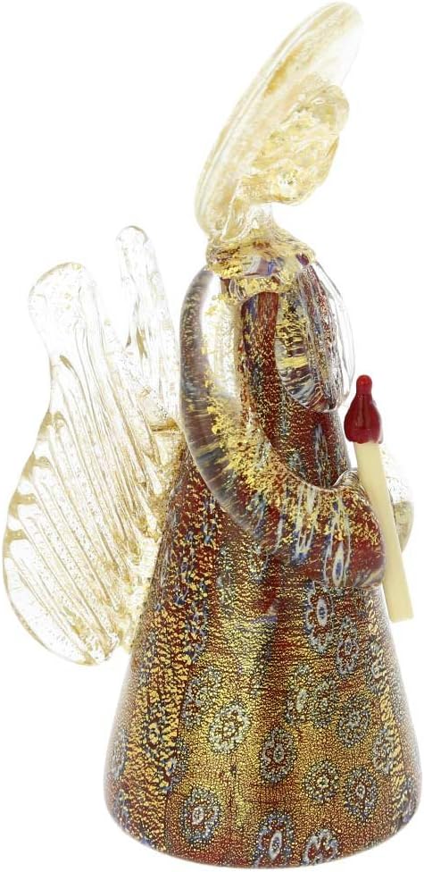Glass Of Venice Murano Glass Millefiori Angel - Red
