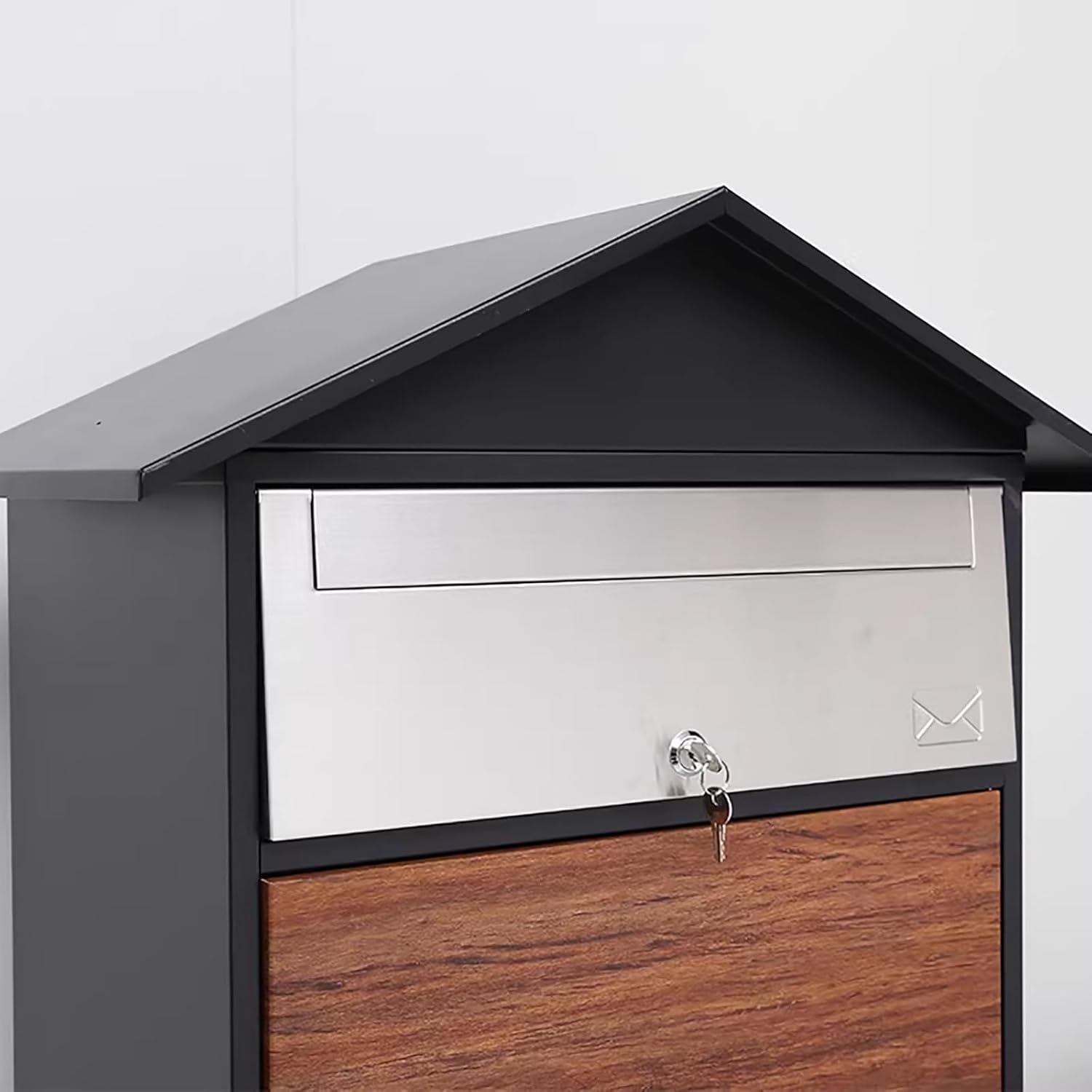 Large Capacity Letter Box, Locking Security Mailbox, Safe and Secure, Anti Theft Locking Mailbox for Mail Packages Donations and Voting(Combination Lock)