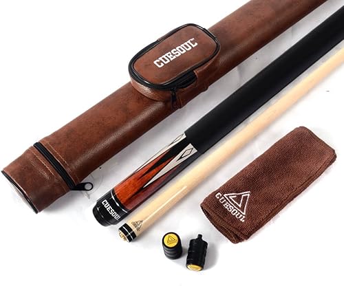 CUESOUL Taco de billar de 19 oz con o sin estuche para taco de billar para tu elección