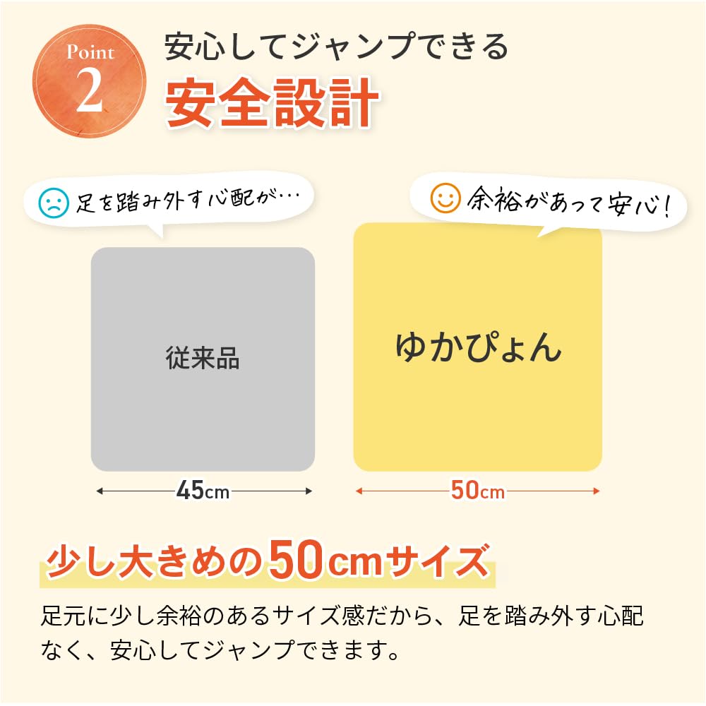 Amazon | 【ゆかぴょん】トランポリン クッション 子供 室内 コイル