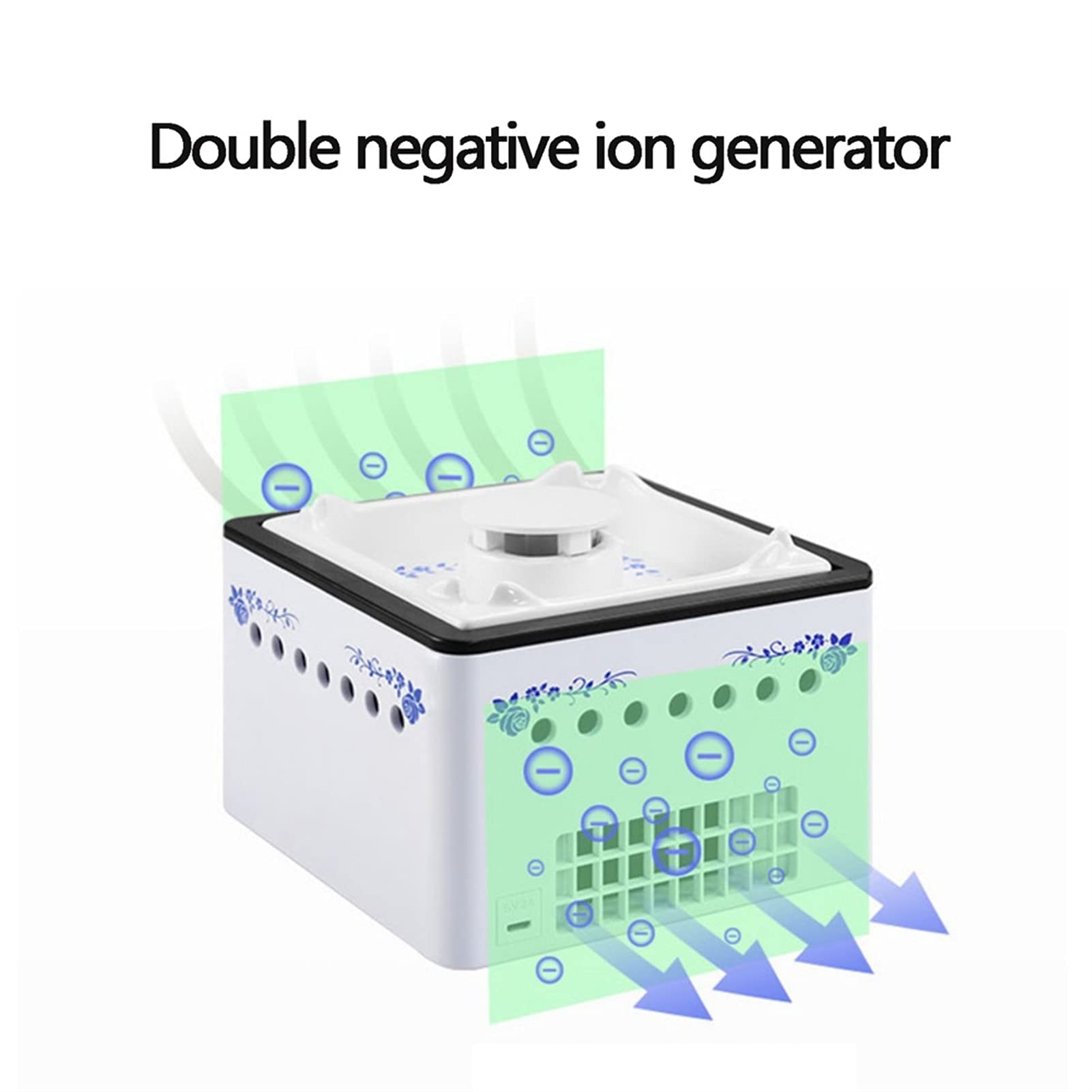 Posacenere, Auto Auto Posacenere, con Ventilatore Del Coperchio Portatile Eliminare Odore Accendisigari Elettronico Accendisigari Antivento Staccabile/Usb Ricaricabile con Filtro per la