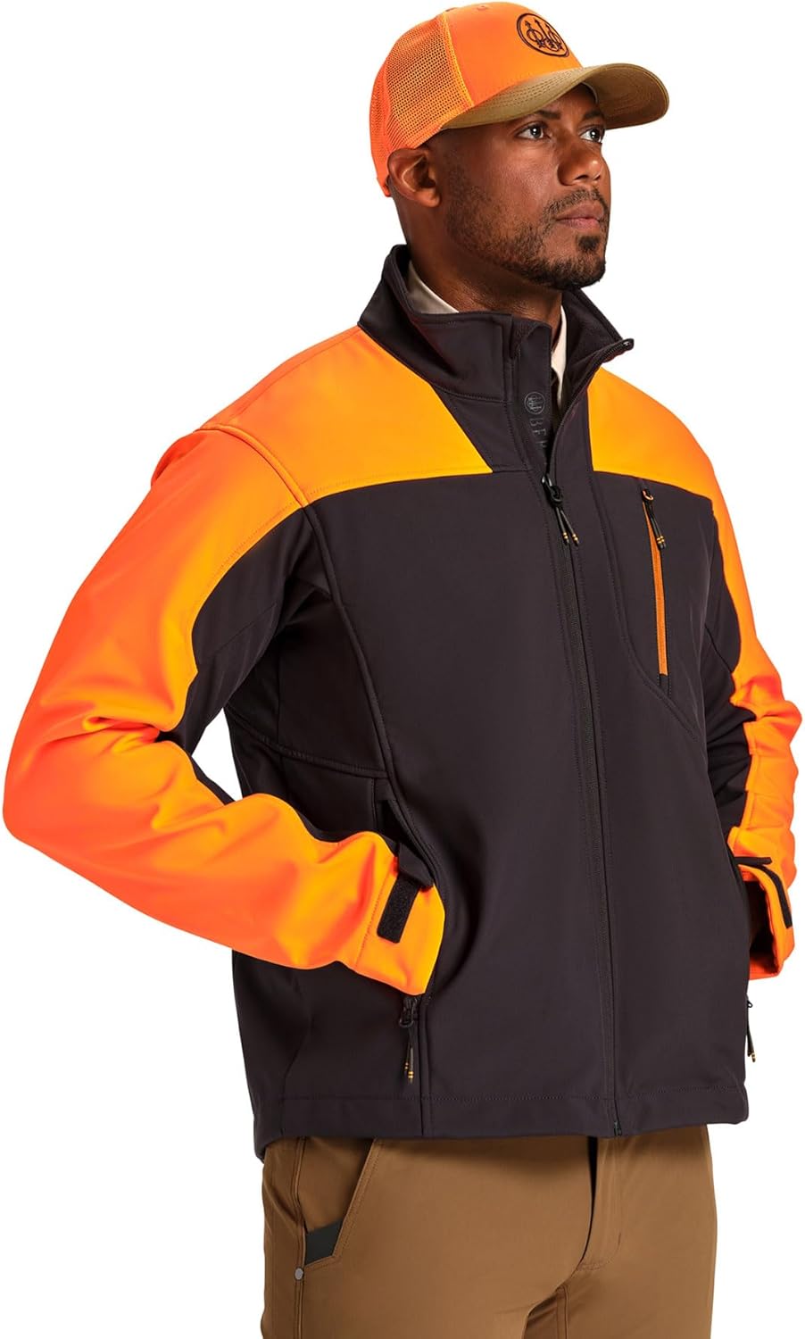 Beretta Men's Daybreak Softshell Outdoor Hiking & Upland Hunting Lightweight Water-Repellent Breathable Mesh Lined Jacket