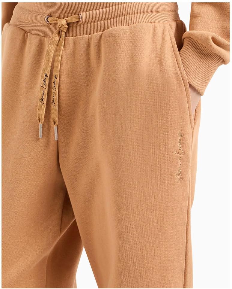 Armani Exchange Womens Cotton Diagonal French Terry Jogger with Script Logo - Image 5