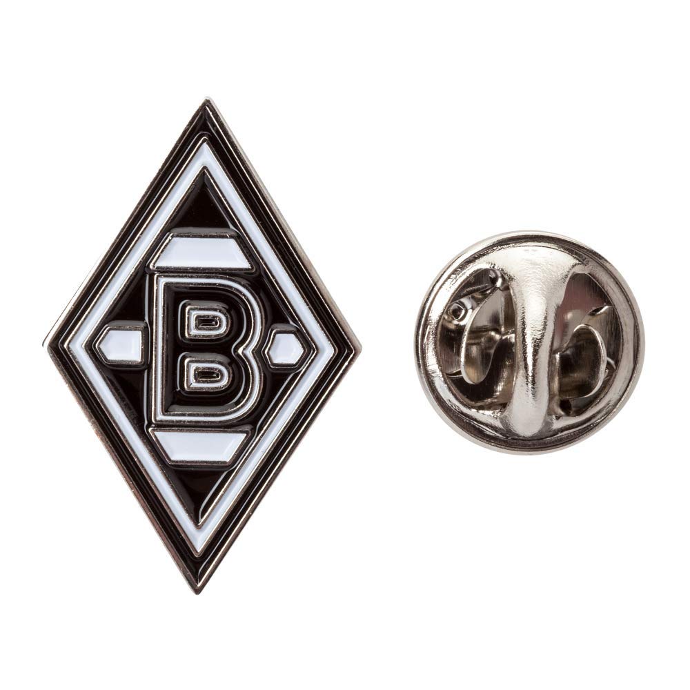 Flaggenfritze - Pin del Borussia Mönchengladbach con rombos (1,5 x 2,5 cm, incluye pegatina)