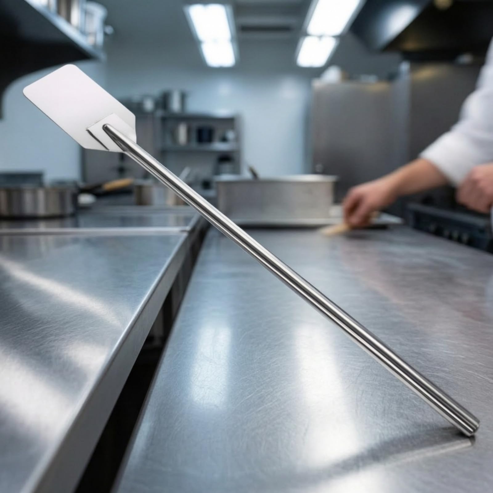 Spatule Cuisson En Acier Inoxydable, 910 × 115 Mm