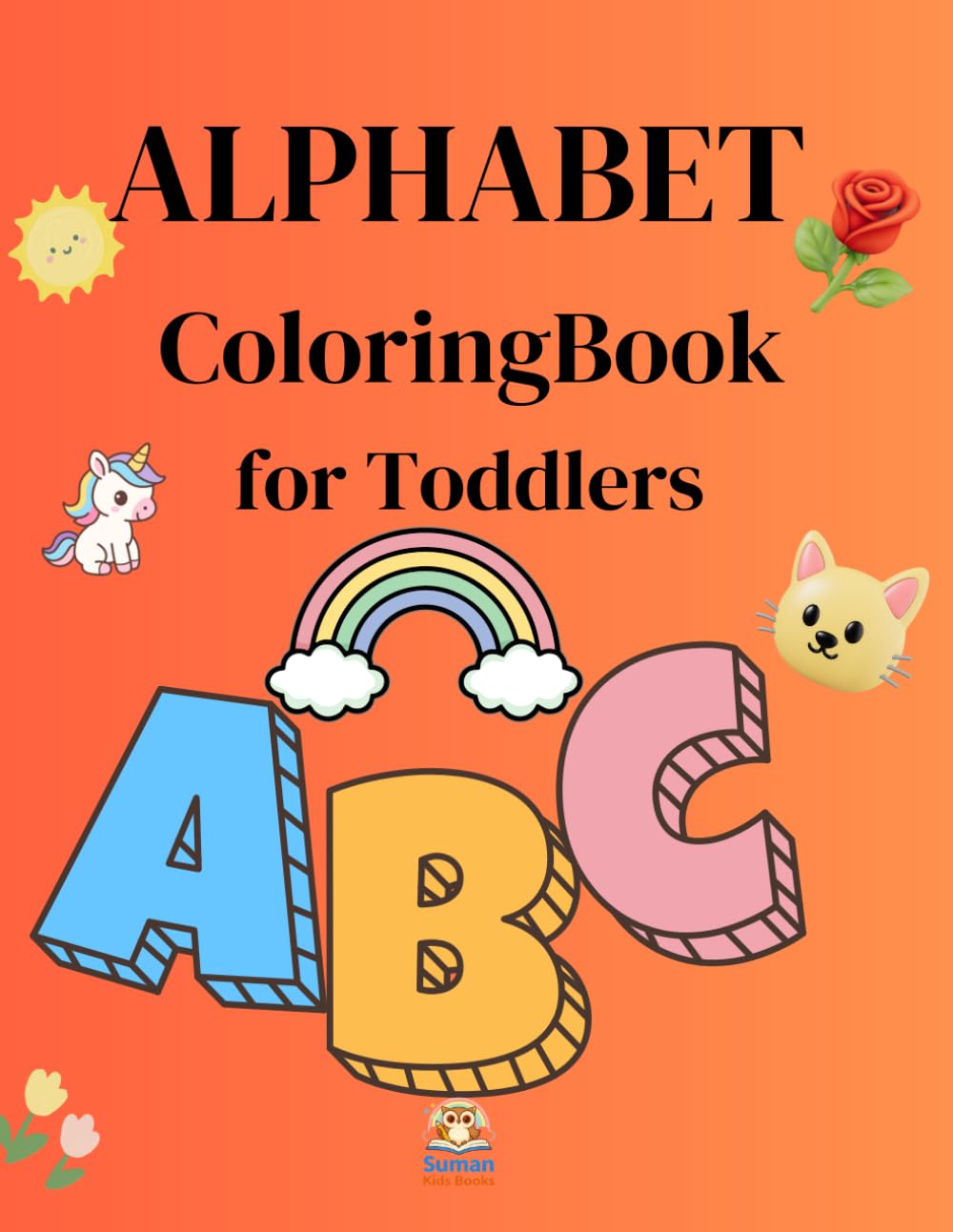 Alphabet Coloring Book for Toddlers: Ages 2–5 | Fun and Easy ABC Coloring Pages
