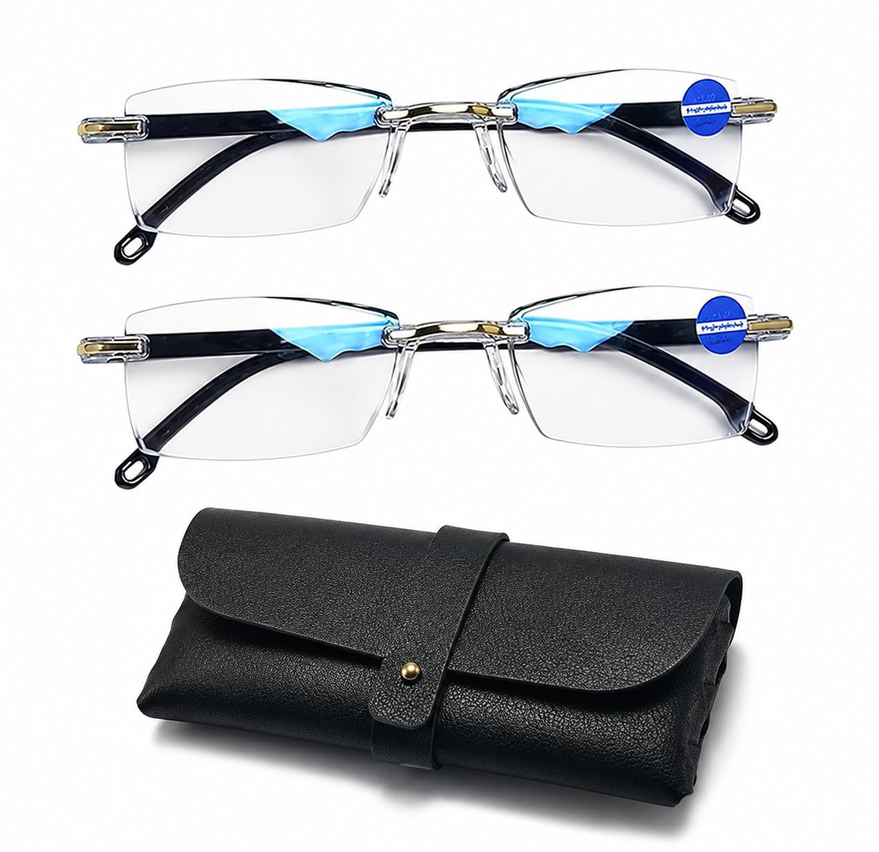 Occhiali autoregolanti da vista con messa a fuoco automatica – Occhiali Autofocus e Autoregolanti – Occhialia Messa a Fuoco Adattiva con Cristalli Liquidi,per Uomini e Donne (2 pc,2X)