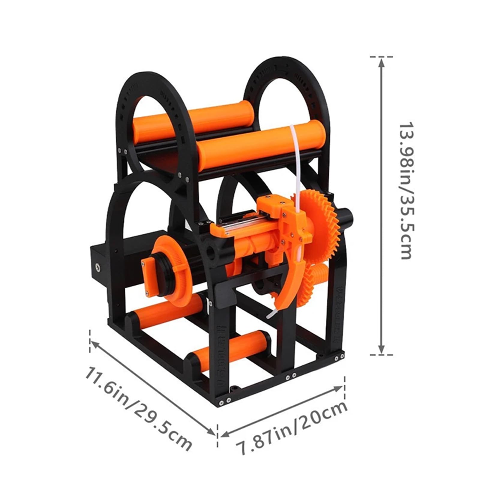 Elektrischer 3D-Drucker-Spulenaufwickler, verstellbarer Filament-Respooler für 3D-Druck-, Schweiß- und Textilkunstprojekte