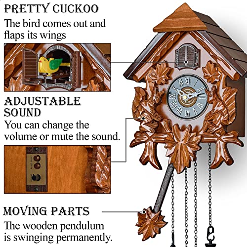 TIMEGEAR Traditional German Style Cuckoo Clock