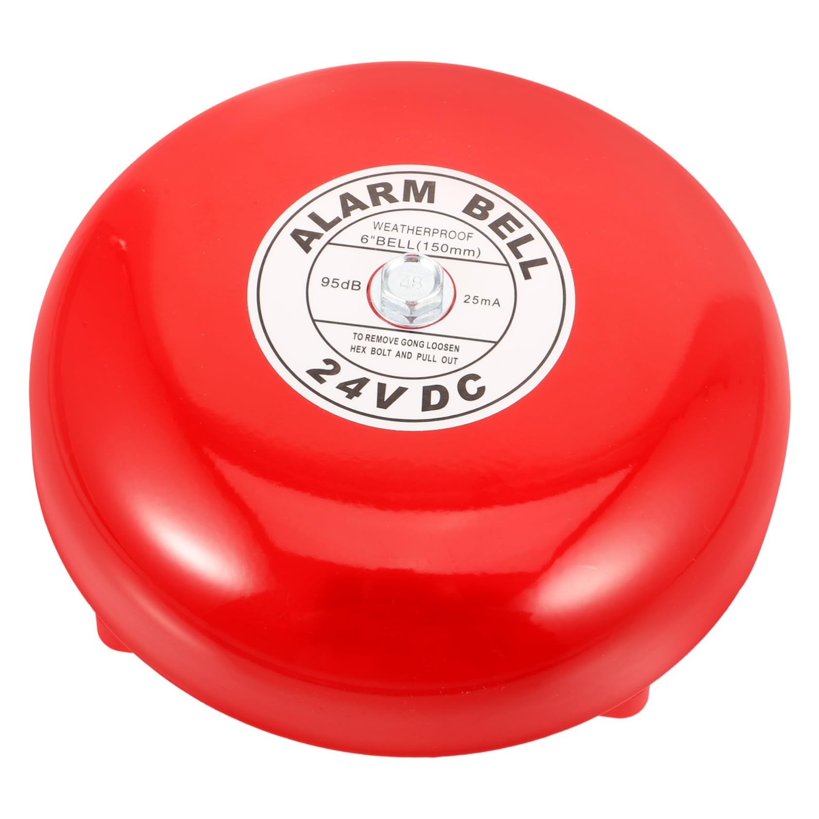 Cloche d'alarme 24V industrielle en fer pour résoudre les problèmes d'audibilité