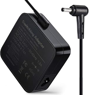 Laptop Charger AC Adapter for Asus Q534U Q524U ADP-90YD B PA-1650-48 U46S P2540U Q524 P2540UA P2540 Q524UQ Q534 ADP-90SB BB F560UD N55SL Zenbook UX450FDA UX51VZ U46SV Replacement Power Supplied Cord