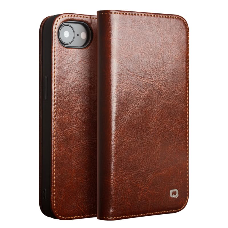 Image of Havilah for iPhone 16e Dual-Side Magnetic Lock Horizontal Flip Leather Phone Case iPhone 16e Case Cover(Brown)
