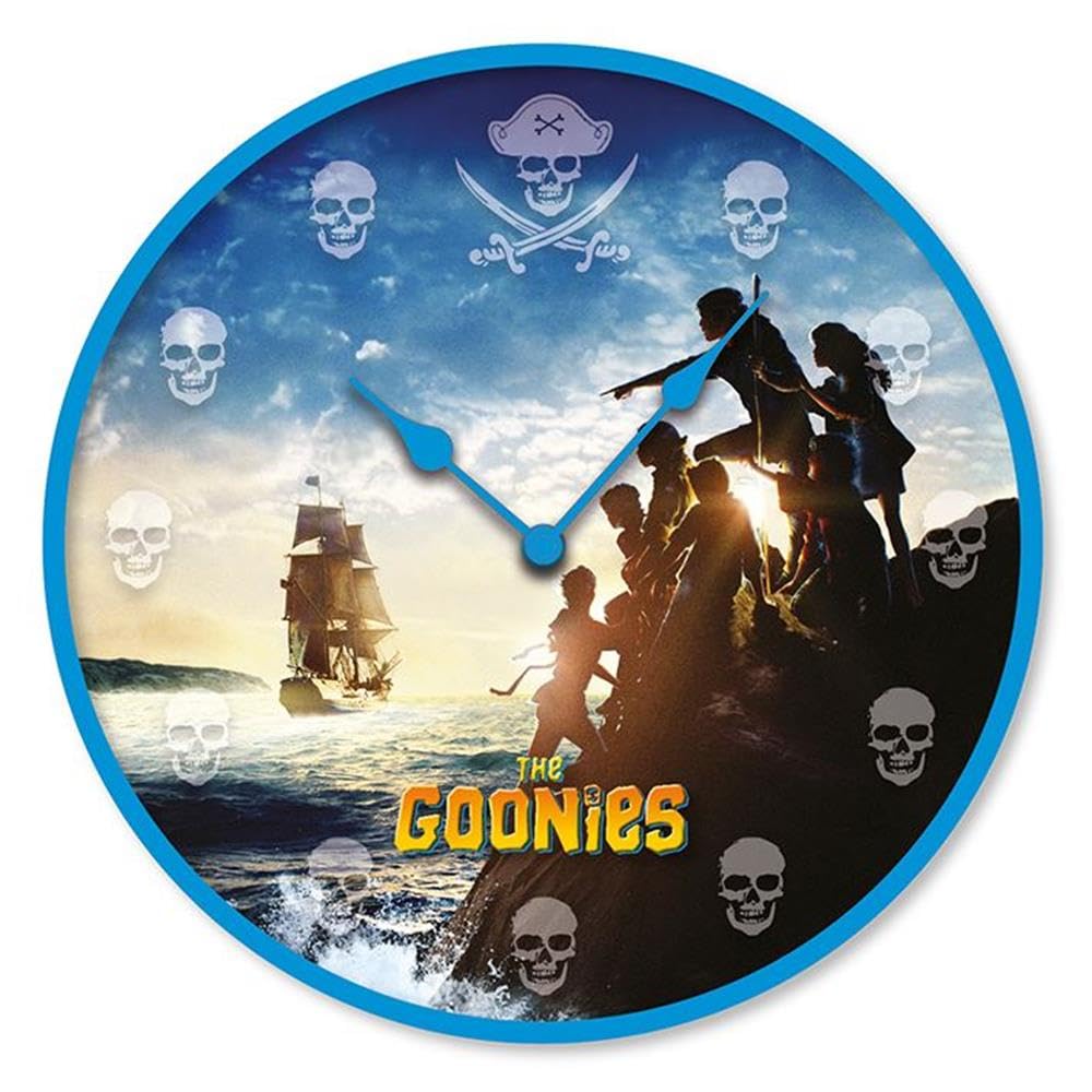 Orologio da parete The Goonies (It's Our Time), diametro 25 cm, prodotto ufficiale