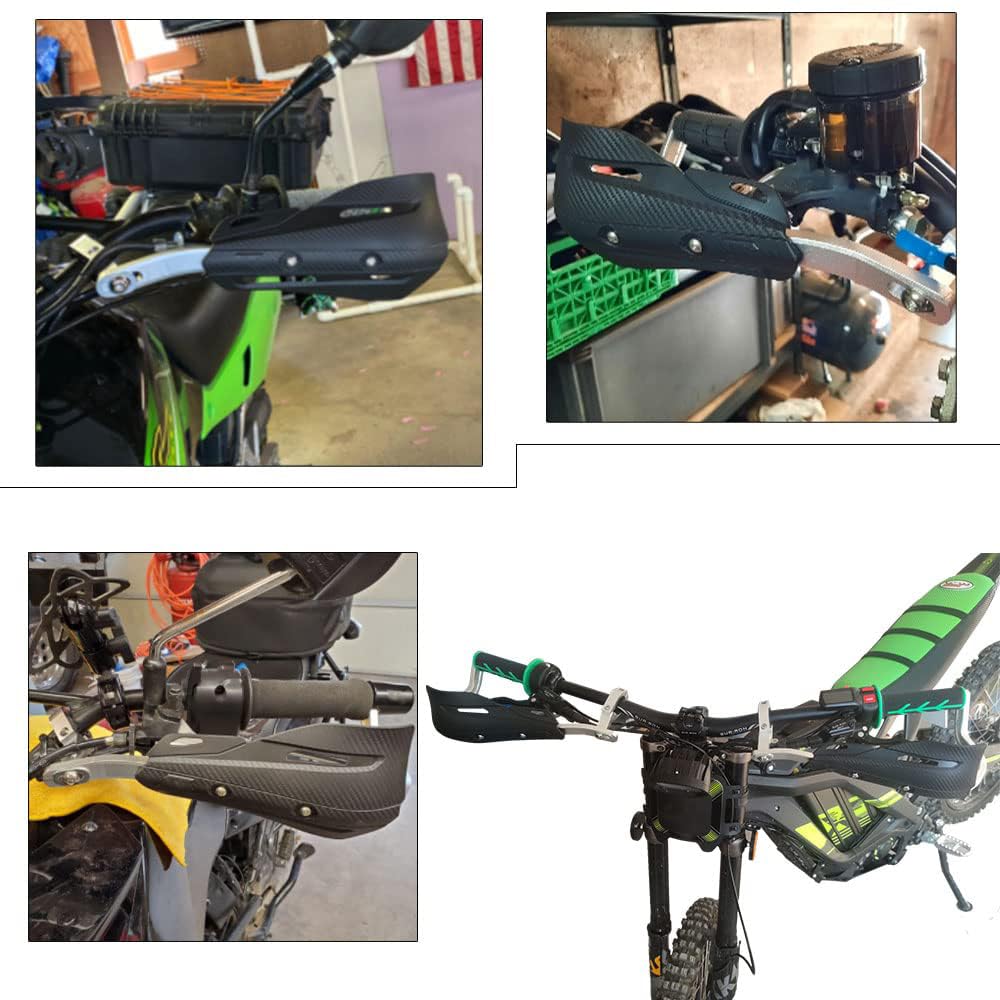 Purchase WHITE 7/8" Dirt Bike Dirtbike ATV Motorcycle Brush Bar Hand Guards Handguard In Hong - Foto 14