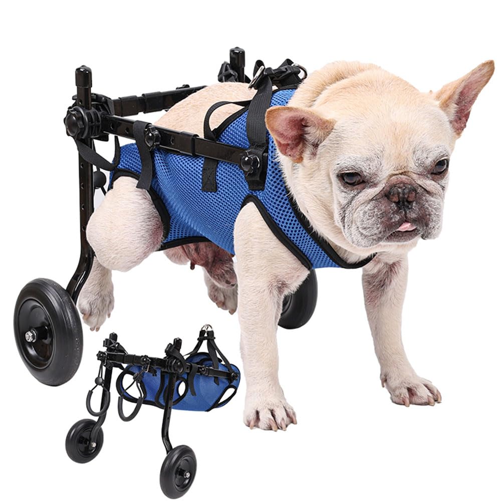 Dog Wheelchair for Back Legs Animal Exercise Wheels，Assist Small Pets with Paralyzed