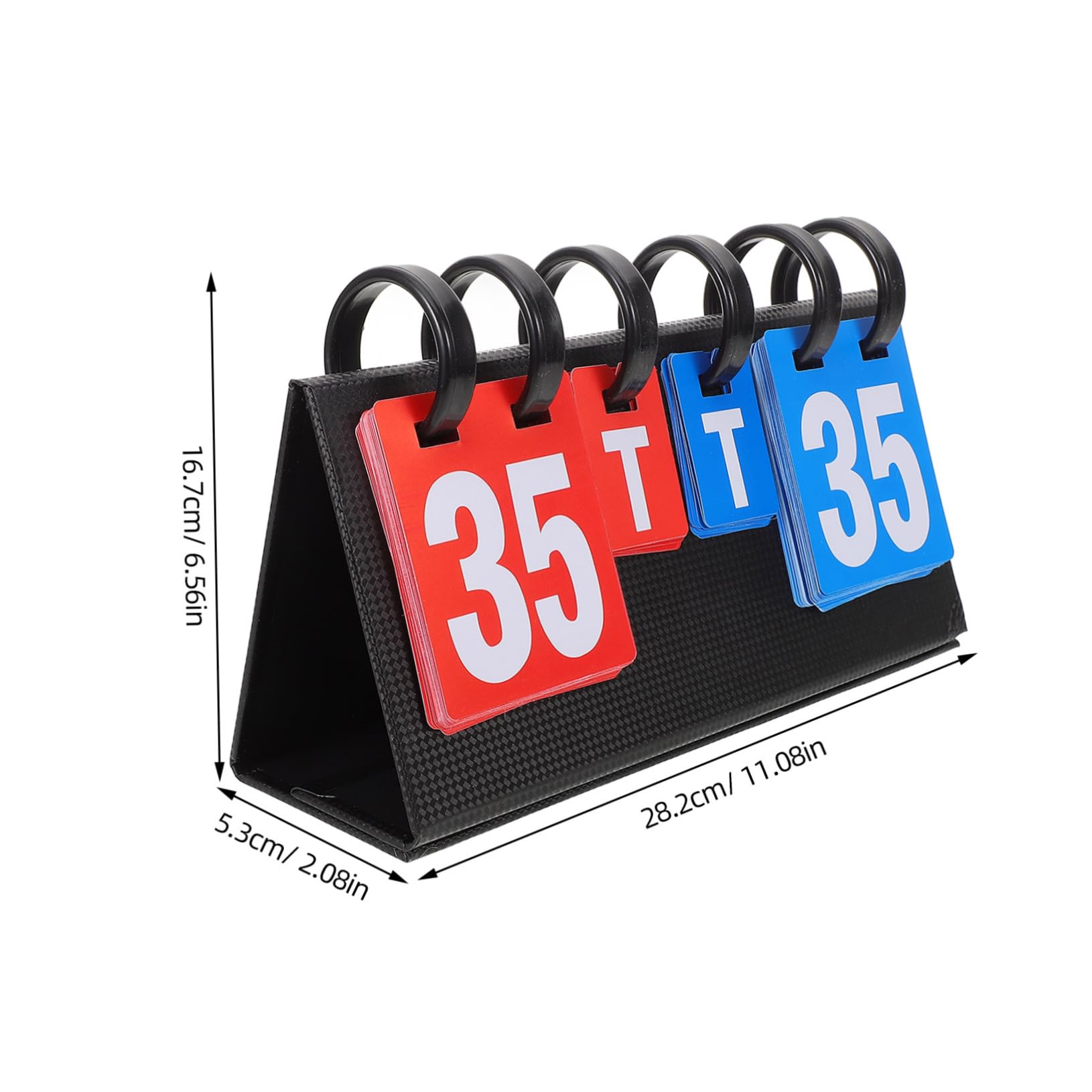 BRIGHTFUFU Basketball Pong Scoreboard Flipper Durable Score Flipper for Multi Sport Use Resettable Function for Easy Basketball Pong and More