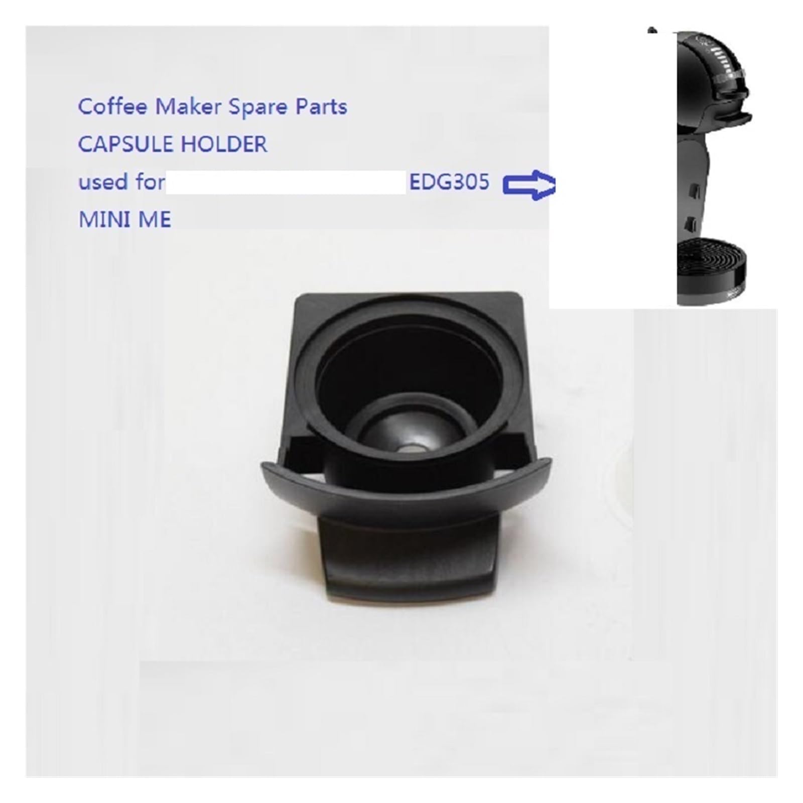 REPUESTOS Soporte For Cápsulas De Tanque De Agua, Compatible Con DOLCE Gusto, EDG MINI ME 305, Piezas De Cafetera, Bandeja De Goteo 9770(Capsule holder B)