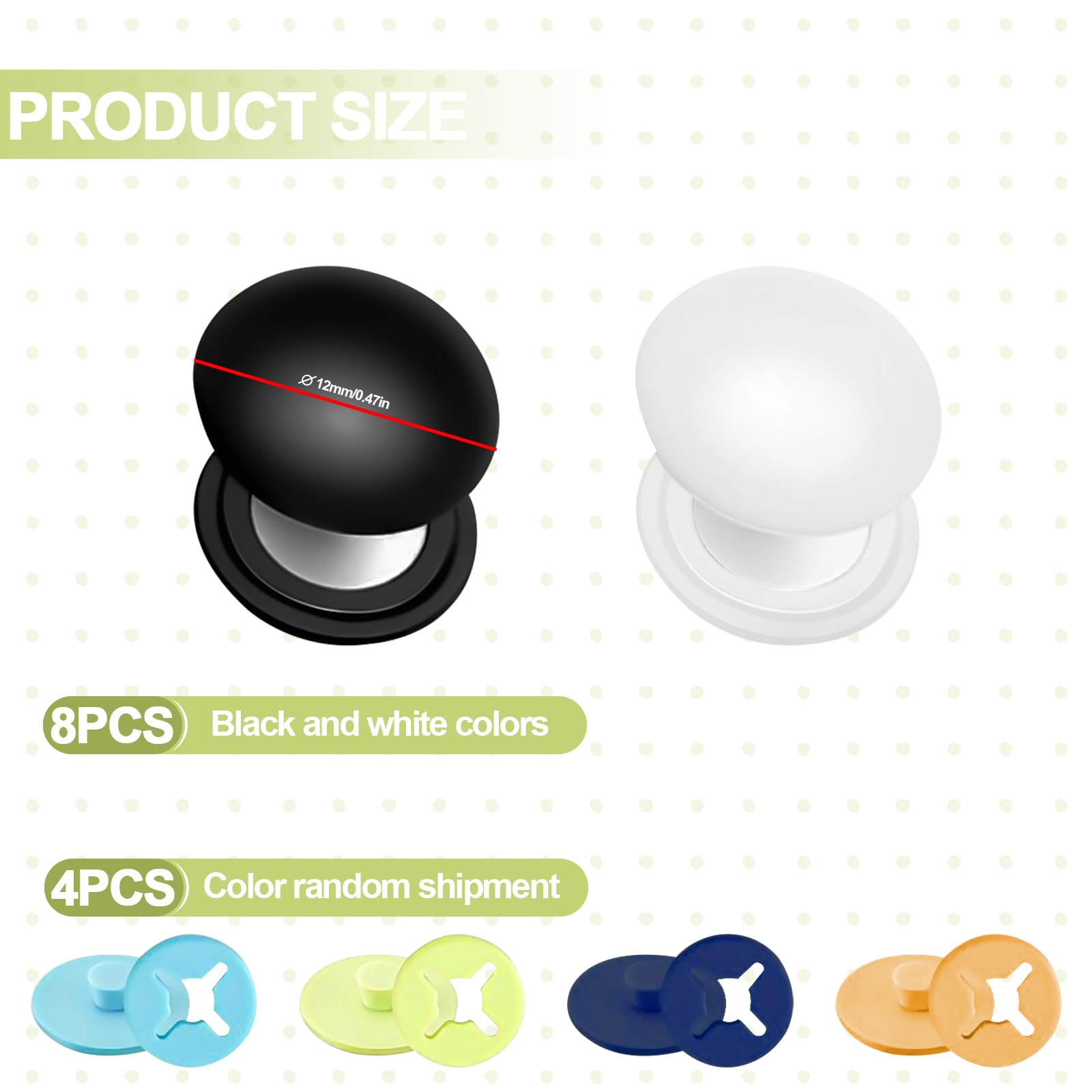 8 Paires De Pinces Magnétiques Dossards, Porte Dossards