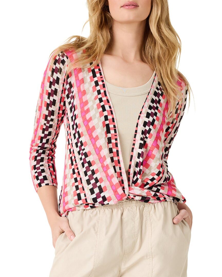 NIC+ZOE Women's Pixel Sunset 4-Way Cardigan