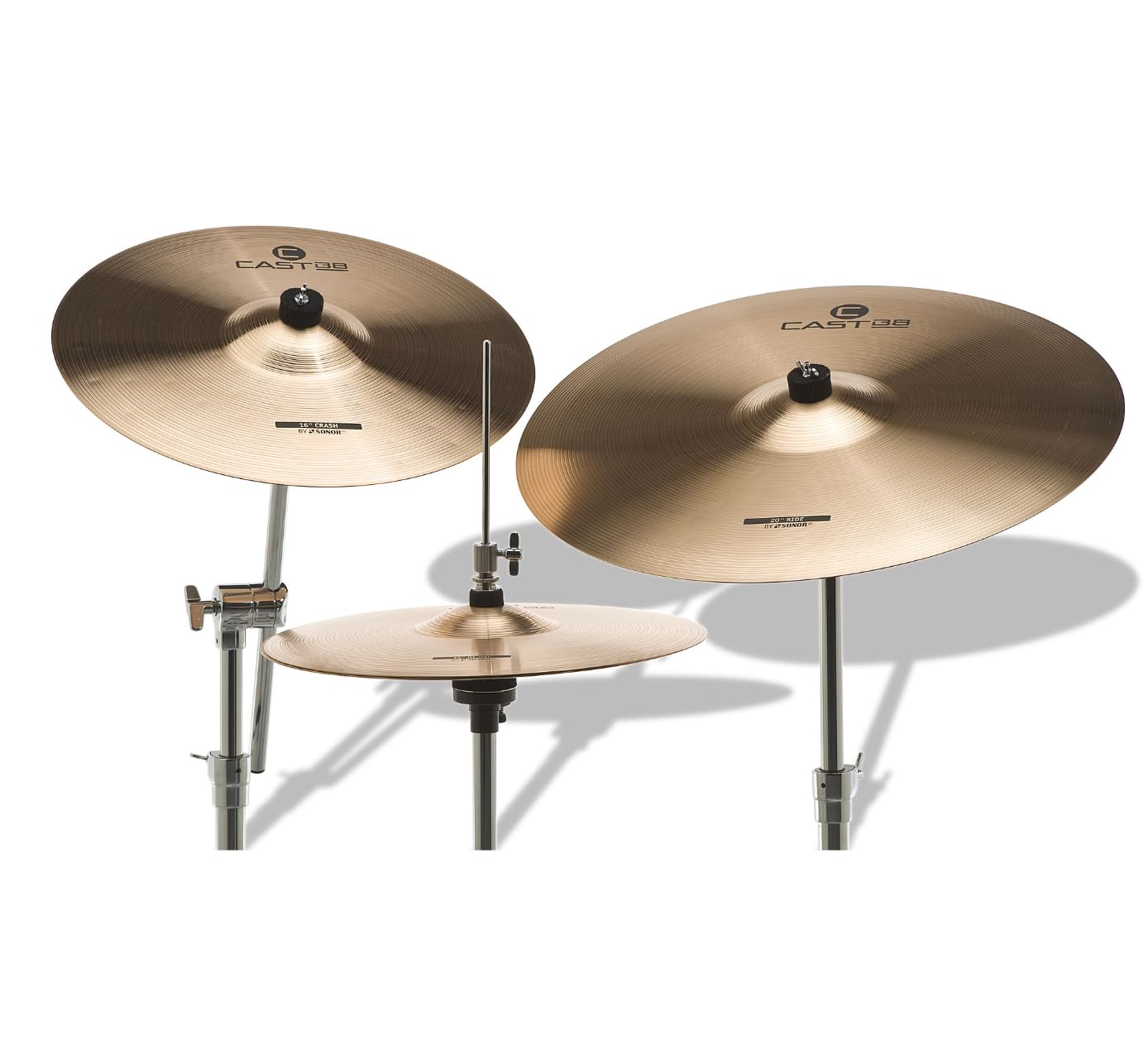 SONOR AQX STUDIO CYMBAL SET BLUE OCEAN SPARKLE