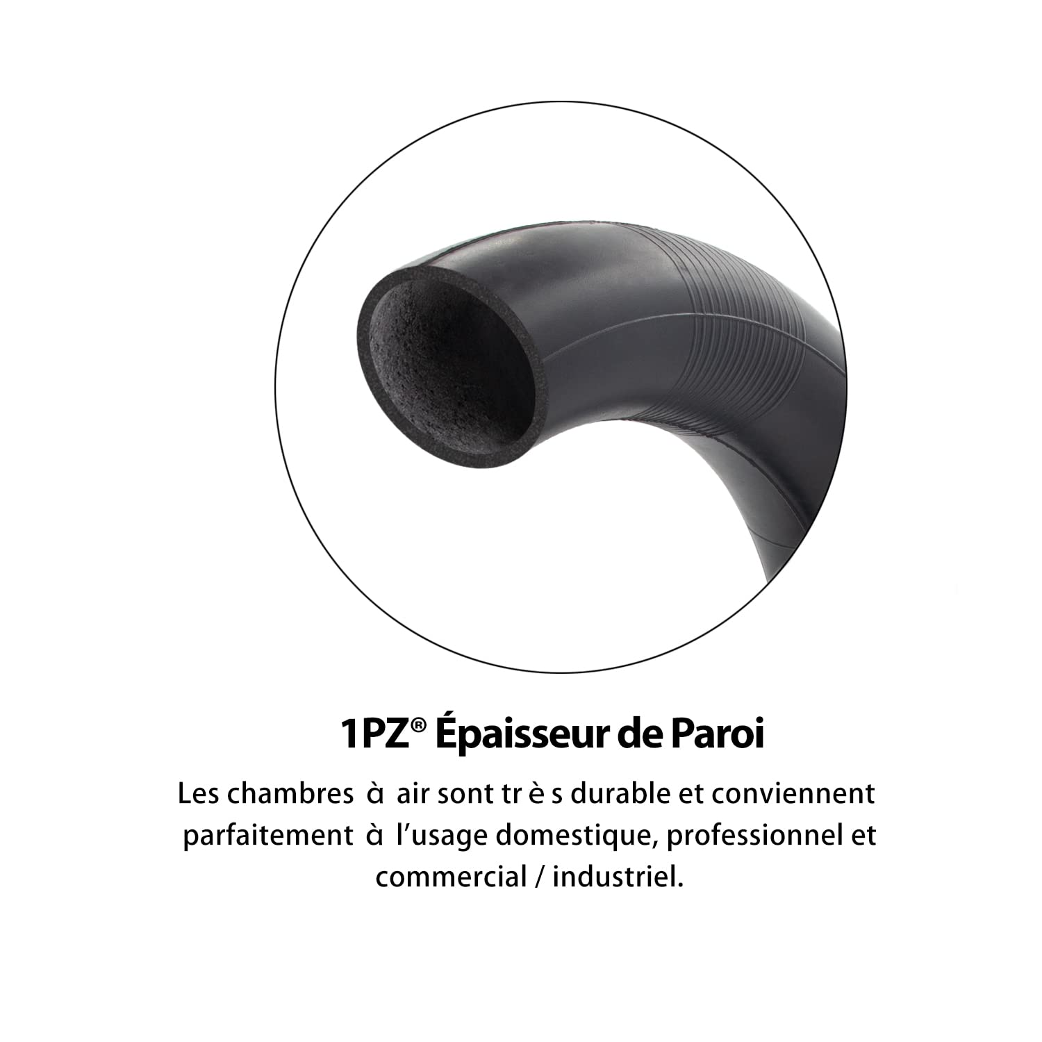 1PZ Pneu + Chambre à Air 200x50 (8x2) – Parfait Pour Razor E100, E150, E200, Dune Buggy, EPunk & Plus – Adhérence Tout-Terrain Exceptionnelle