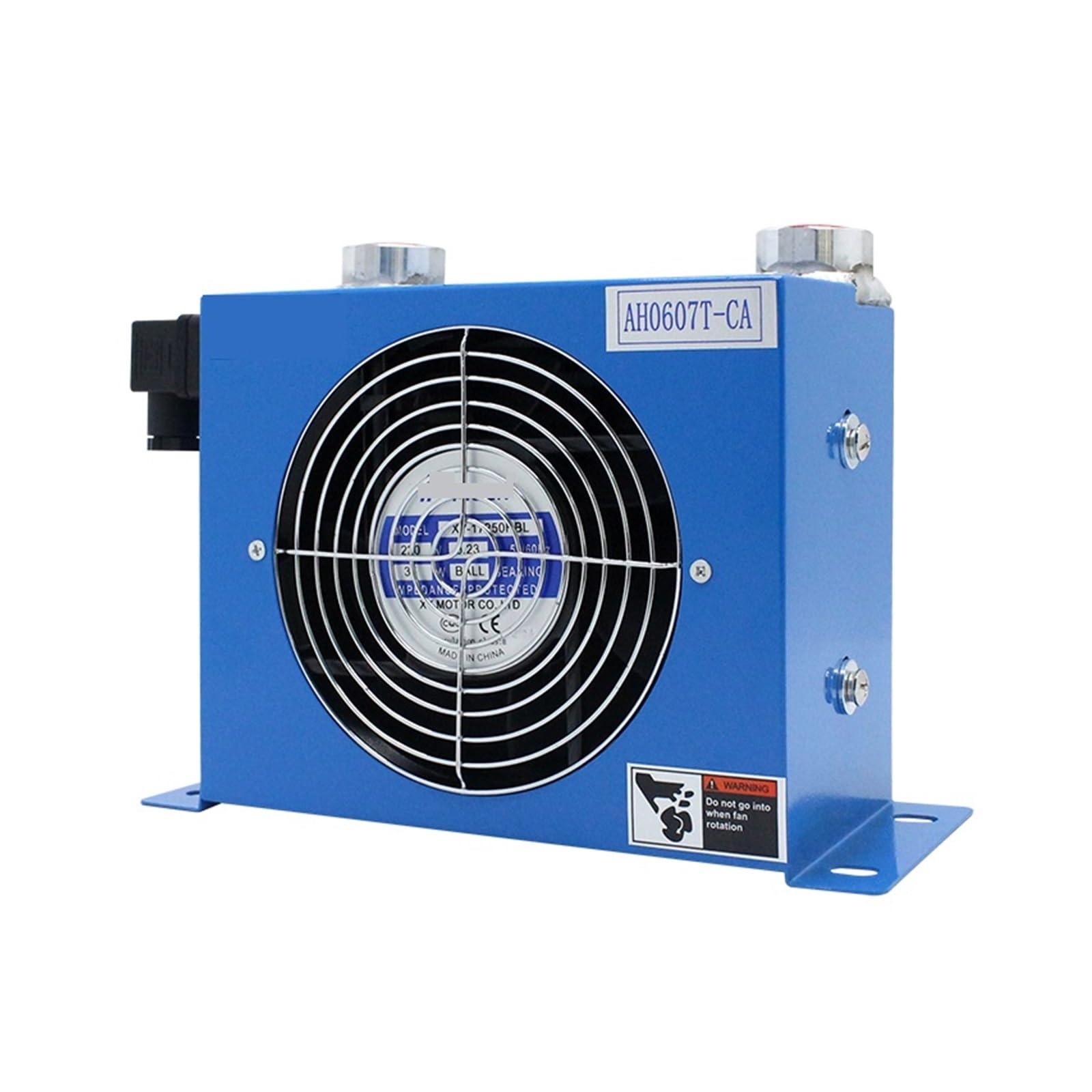 Échangeur de chaleur de refroidissement d'huile, radiateur à débit de 40l/min, plaque de refroidissement d'huile, échangeur de chaleur à broches, AH0607T-CA(AC110)