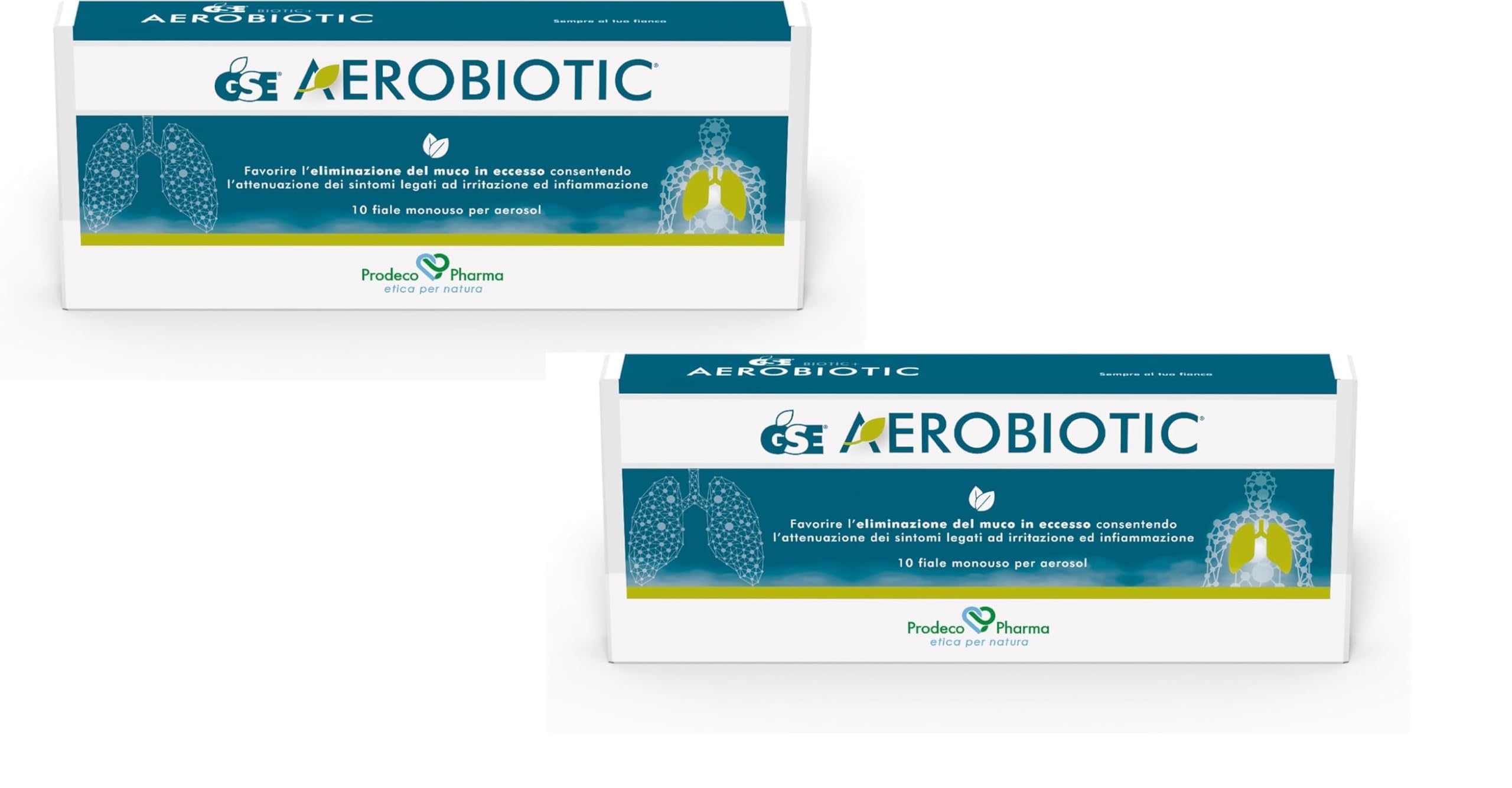 Prodeco Pharma GSE AEROBIOTIC 20 Fiale - Soluzione da Nebulizzare tramite Aerosol