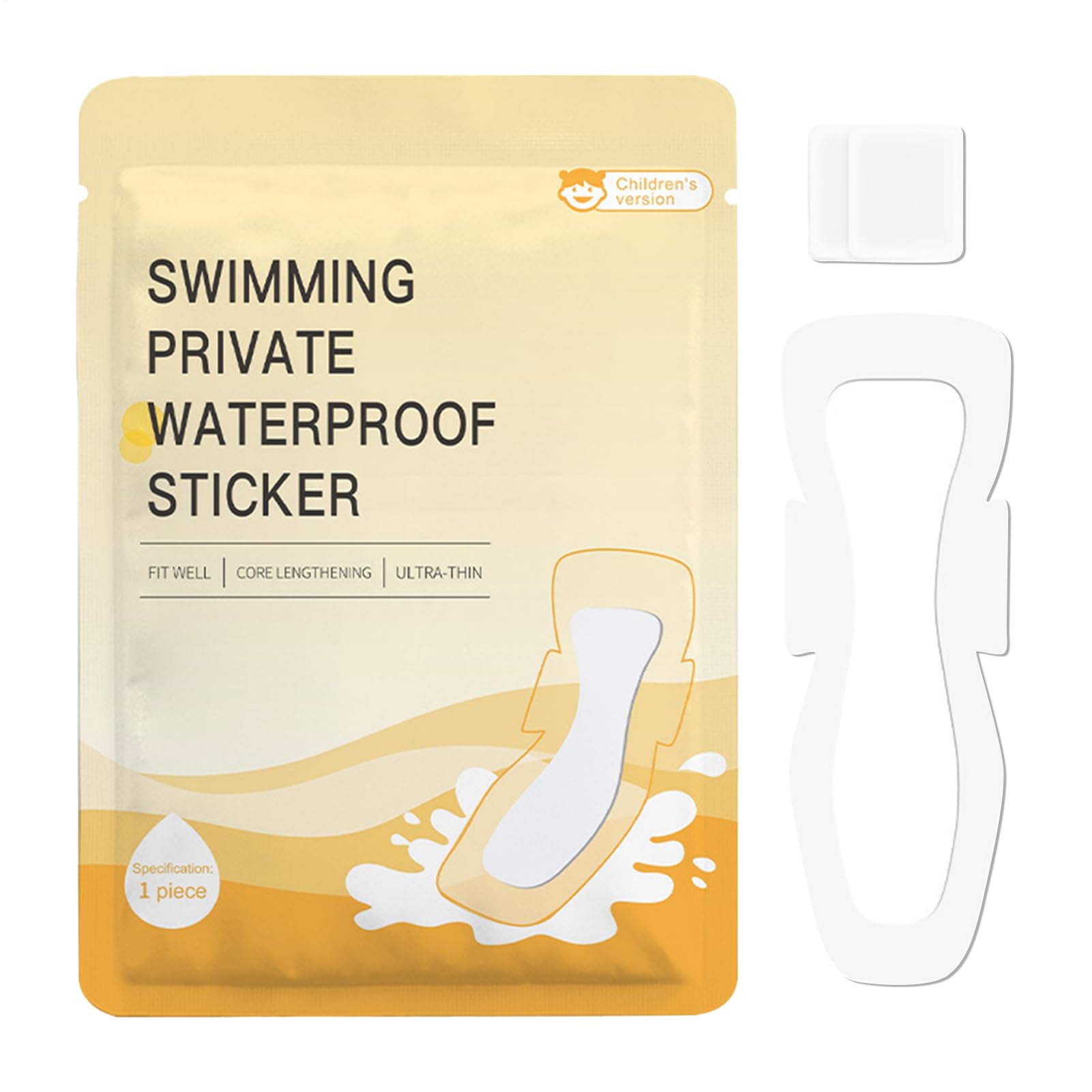 Waterproof Period Pads for Swimming - Waterproof Swimming Period Pads | Personal Care Supplies for Daily Private Parts Intimate Areas Under Swimwear Sports Exercise