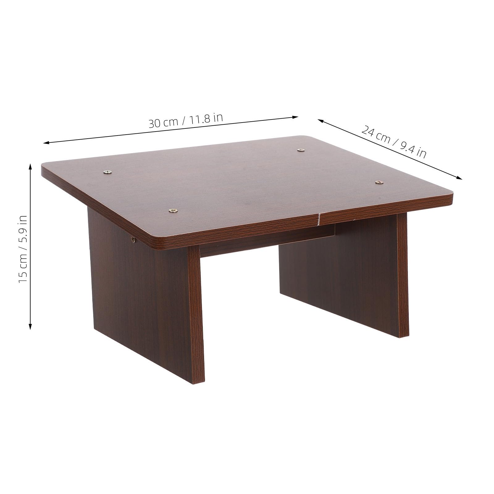 Reposapiés de Oficina de Madera, Reposapiés Debajo Mesa para Adultos, Pedestal de Pie Inclinado, Estable, para Sala de Estar y Dormitorio