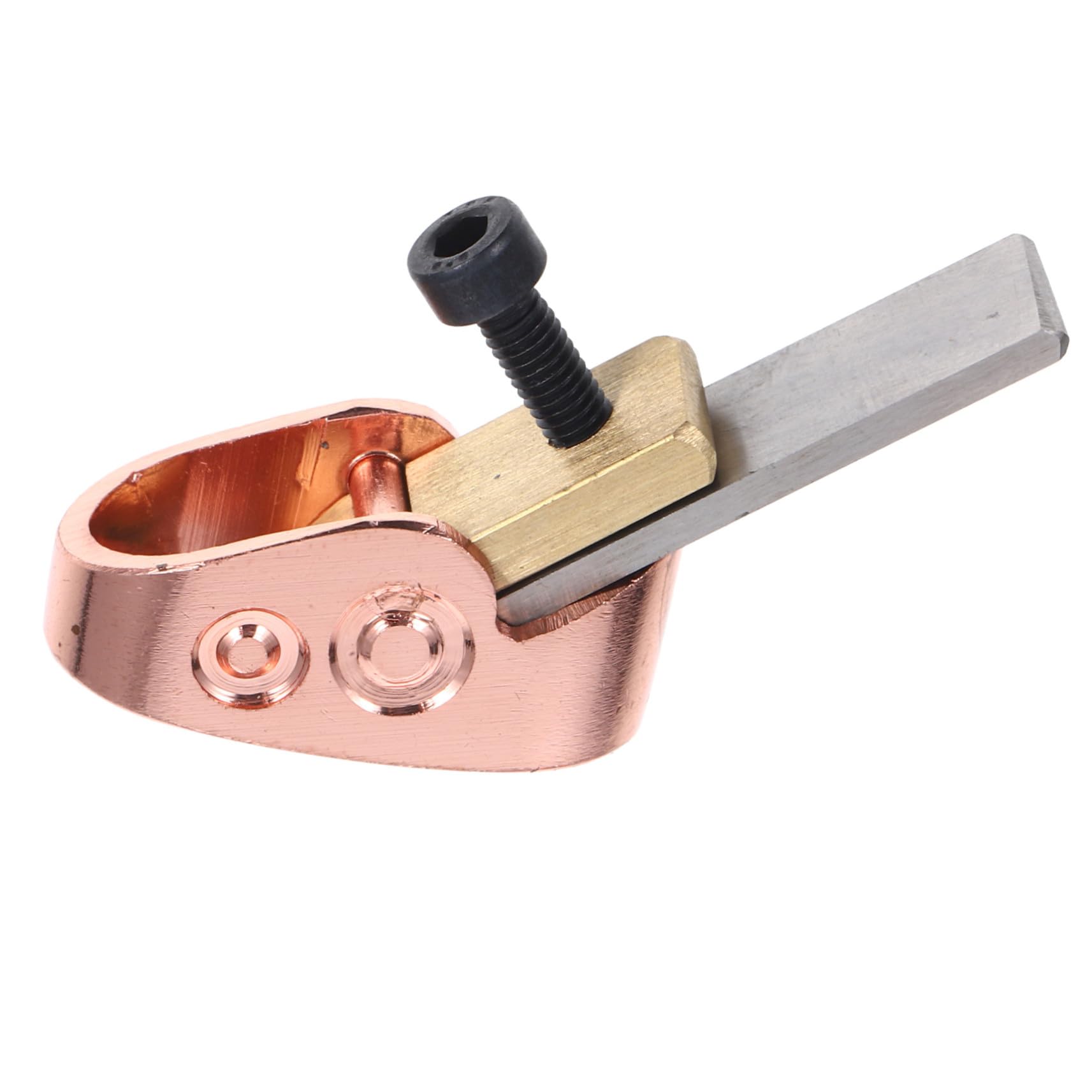 Pialla Manuale per Liuteria Strumenti ad Arco in Acciaio Alto e Ottone, Facile da Usare Finitura ad Alta Lucentezza, Mini Pialla per Lavorazione di Precisione Colore Casuale