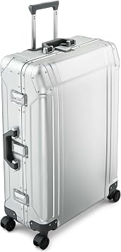 ZERO Halliburton Geo Aluminum | Large Travel Case SILVER