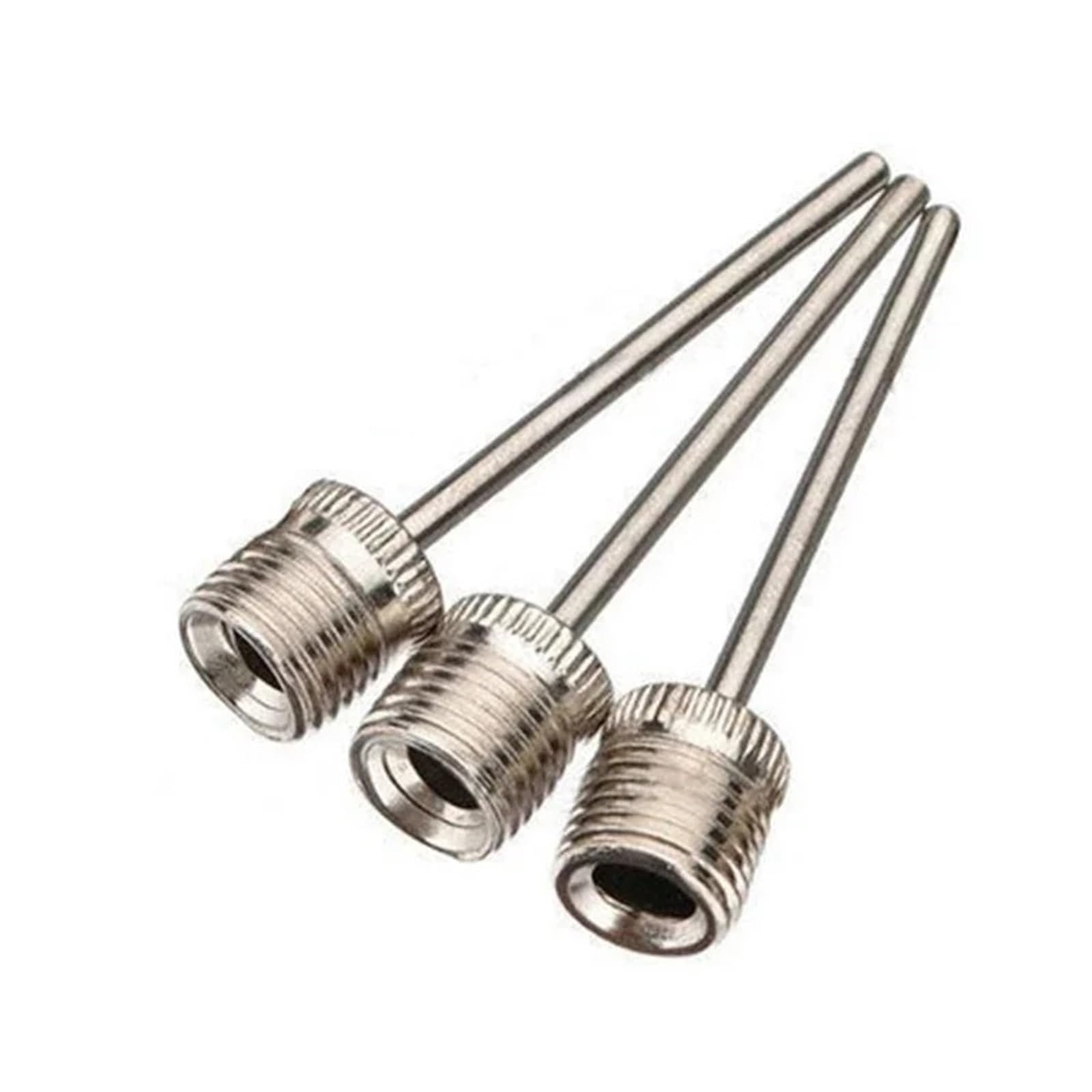 Genérico 500 Piezas de Agujas Acero Inoxidable for inflar balones Deportivos, Incluyendo válvulas Aire for fútbol, ​​Baloncesto y Otros Deportes para Bolas