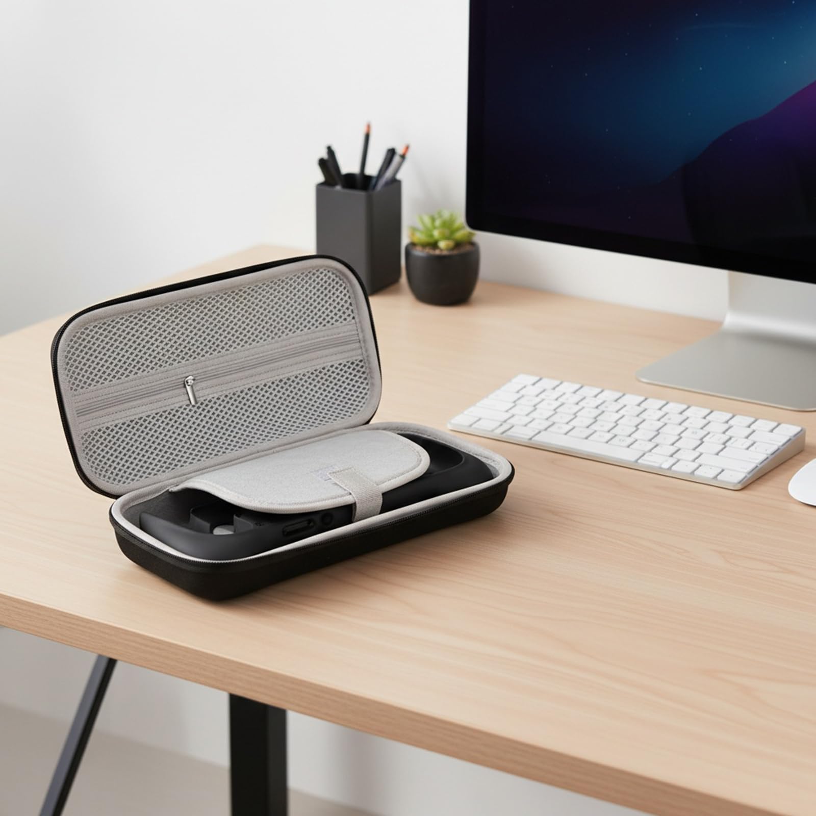 Funda Protectora de 5 Piezas para la Consola portátil Ayn Odin 3, Funda Resistente a Golpes con Bolsillo para Accesorios, Ideal para Almacenamiento, Transporte y protección en Viaje