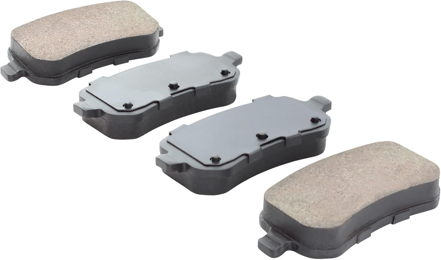 QUALITY-BUILT Rear Ceramic Brake Pads, QB 1000-1021C, Compatible with 2004-2012 Dodge/Ford/Mercury/Volkswagen (Freestar,Journey,Monterey,Routan)