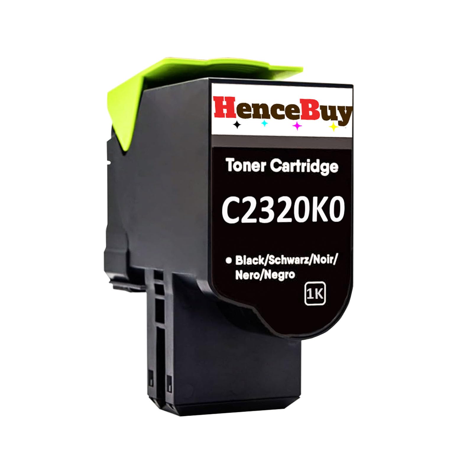 Toner noir compatible Lexmark MC2425 et C2325 pour imprimante laser - 7