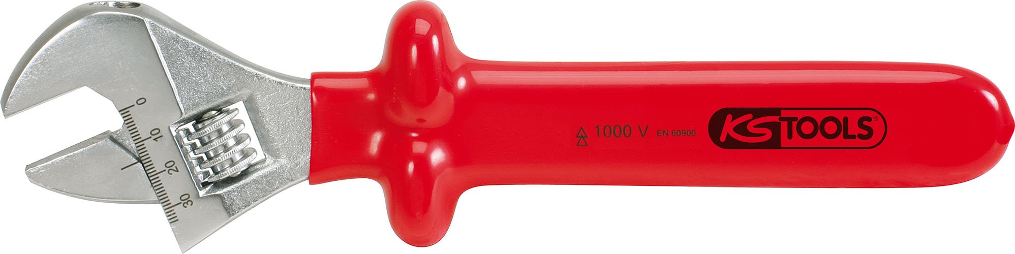 KS Tools 117.1254 Klucz francuski z izolacją ochronną, 34mm