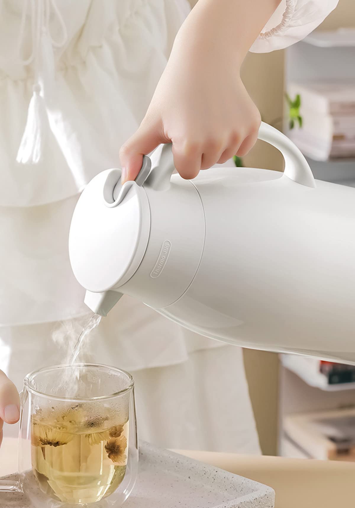 Dispensador de café y bebidas de 1,6 litros aislado al vacío 12 24 horas de retención fría y caliente