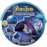 TIENDA DE ENSUEÑO: Es un mundo bastante mágico para su hijo por la noche. Nuestra tienda de campaña puede llevarlo al espacio debajo de la iluminación, son carpas divertidas que le brindan a sus hijos su propio mundo privado sobre la cama por la noche.