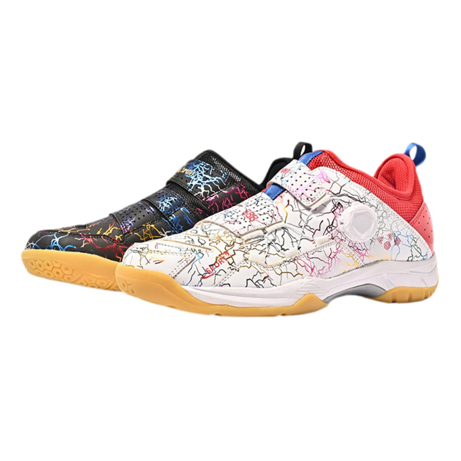 Zapatos De BáDminton Transpirables,Zapatos De BáDminton para Hombre Y Mujer,Zapatillas De Voleibol para BáDminton,Material Ligero,CóModamente,Rebote RáPido,para Fitness,Correr,Caminar