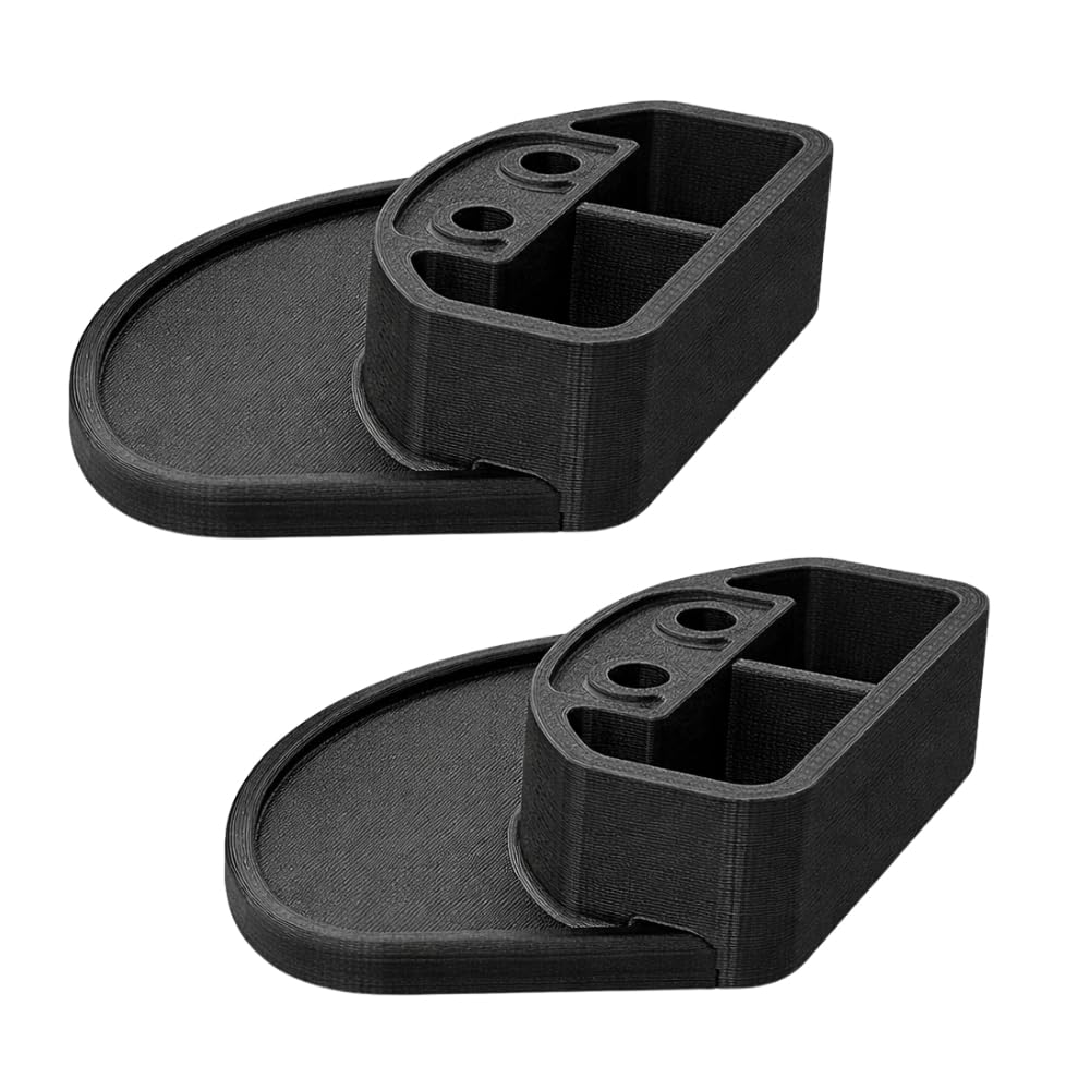 SplashNColor Power Cord Brackets Compatible with DeWalt DW735 DW735X Planer – Secure Cable Management Mount | Tool-Free Installation | Heavy Duty Dust Port Attachment | 2 Pack