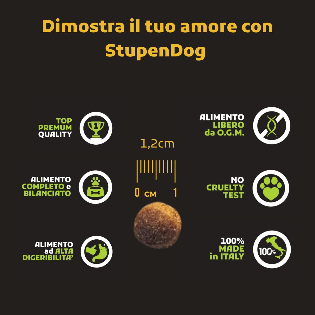STUPENDOG Crocchette Cani Pesce 15 Kg - Cibo per Cani Adulti di tutte le Taglie in Mantenimento - Croccantini cane - Cibo per cani - 1 Confezione da 15 Kg