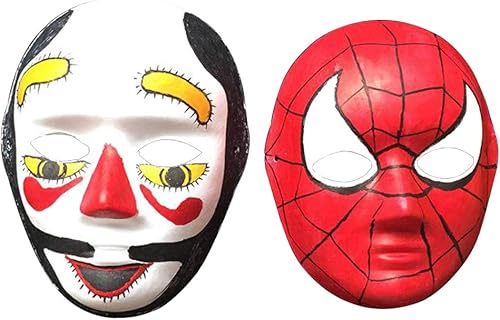 Miniatura 3 de 12 máscaras blancas de bricolaje, máscaras blancas de Halloween, máscaras de papel de máscara de cara completa, máscaras de ópera de cara completa