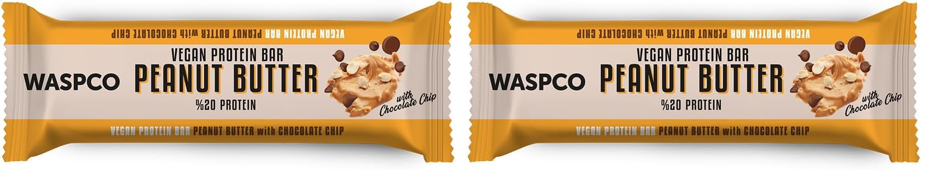 Waspco Fıstık Ezmeli Protein Bar 40g 2li paket