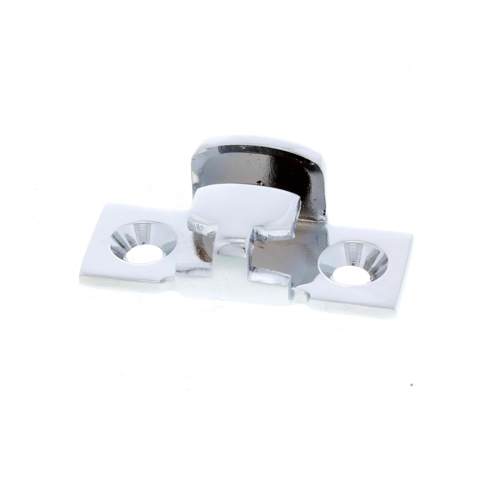 Hood Hold Down Clip, Fits 1932-36 Ford, Brass, Chrome Plated Finish