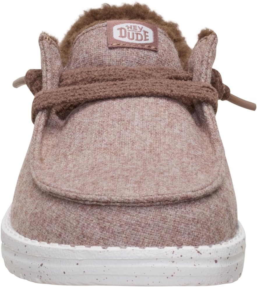 HEYDUDE Women's Wendy Wool Cozy Slip-On Loafers | Comfortable Lightweight Shoes with Sherpa Lining for All Day Comfort - Image 5