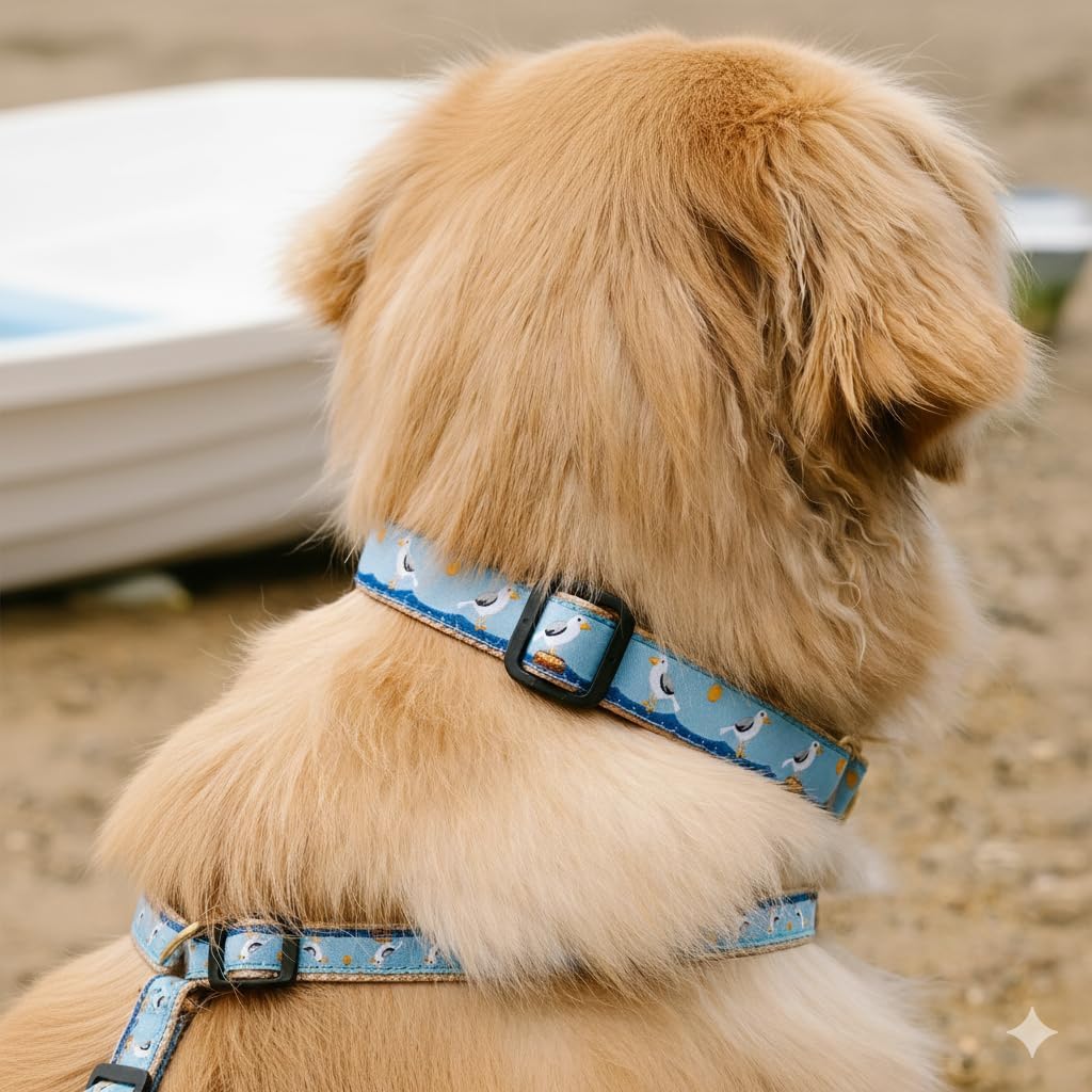 Up Country Gull Watch Dog Collar, Small (9 to 15 inches) 1 inch Wide Width