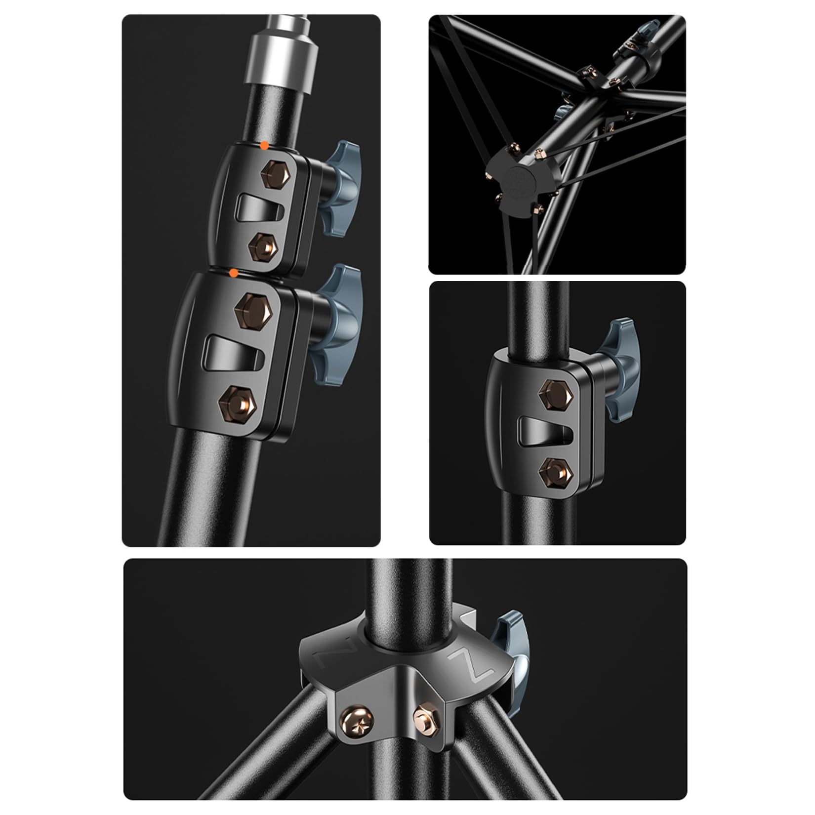 Supporto Per Proiettore,Altezza Regolabile Telescopica Fino a 210cm Per l'Ufficio Del Teatro Domestico,Stabile e Portante Con la Borsa di Immagazzinaggio (39-120cm)