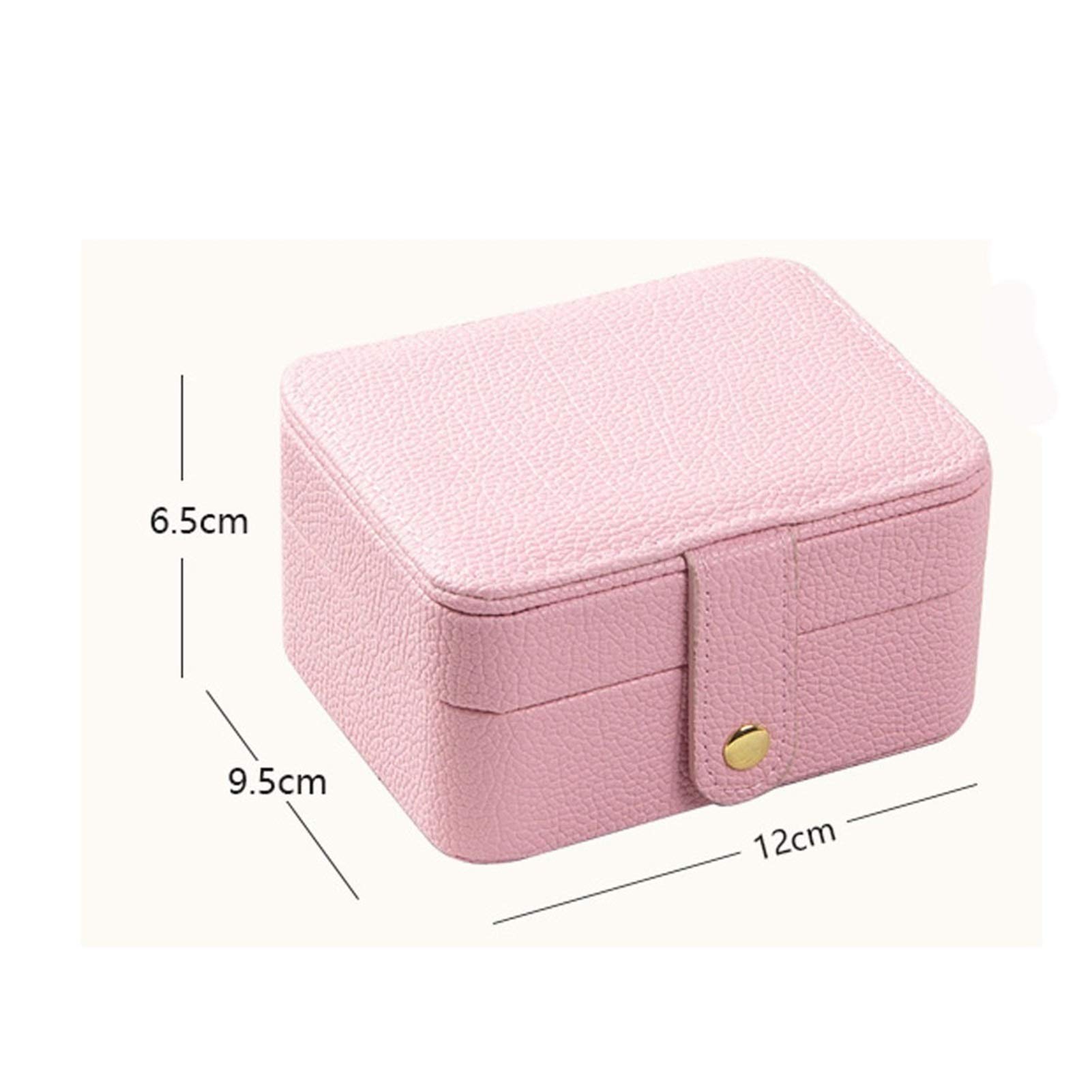 Storage Box,Jewelry Storage Box, Travel Jewelry Box Double Jewelry Storage Box Small Storage Box with