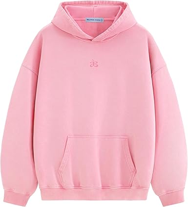 Aelfric Eden Washed Plain Hoodies For Men Women Vintage Acid Wash Oversized Sweatshirts Casual Streetwear Pullover Hoodie